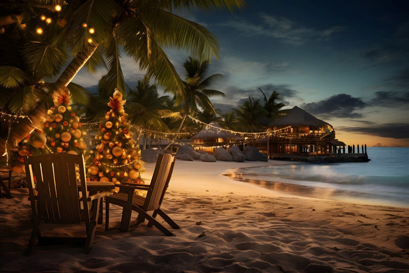 Tropical Christmas Decorations & Decorating Ideas: Island-Inspired Theme