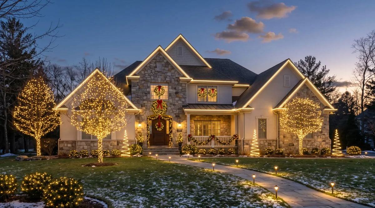 Seasonal vs Permanent Christmas Lights: Which Is Best for You?