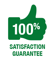 100 percent satisfaction guarantee